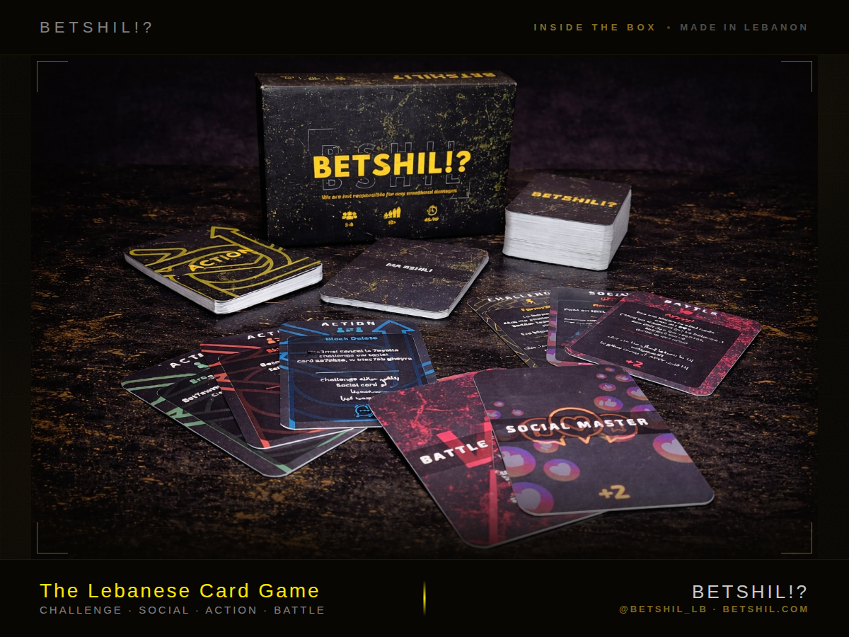 BETSHIL!? — The Lebanese Cards Game