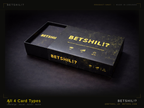 Betshil Lebanese Card Game Black packaging box with 'BETSHIL!' branding on a dark background